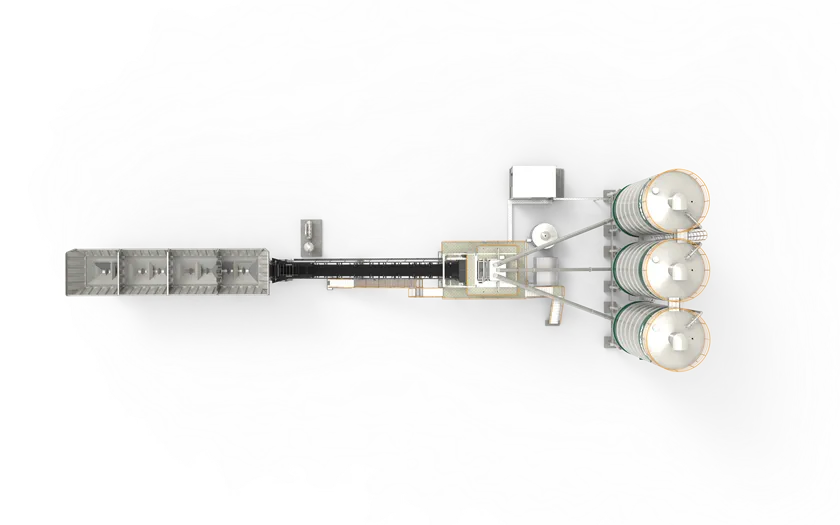 Стационарная бетоносмесительная установка XCMG XS3.0B - официальная картинка от поставщика 1
