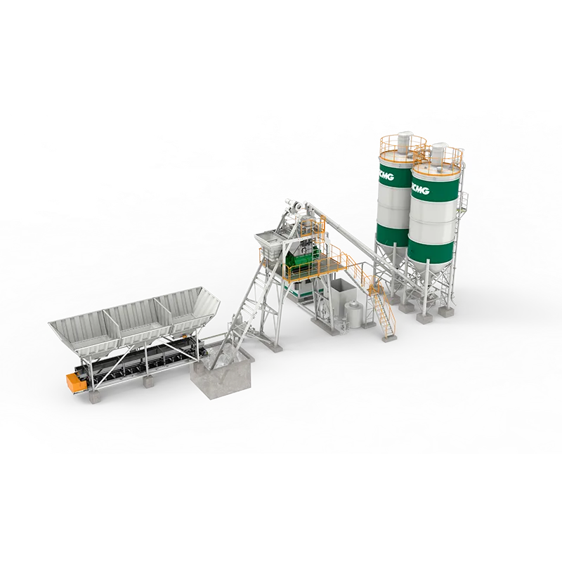 Скиповая бетоносмесительная установка XCMG XS1.0E - официальная фотография от дистрибьютора