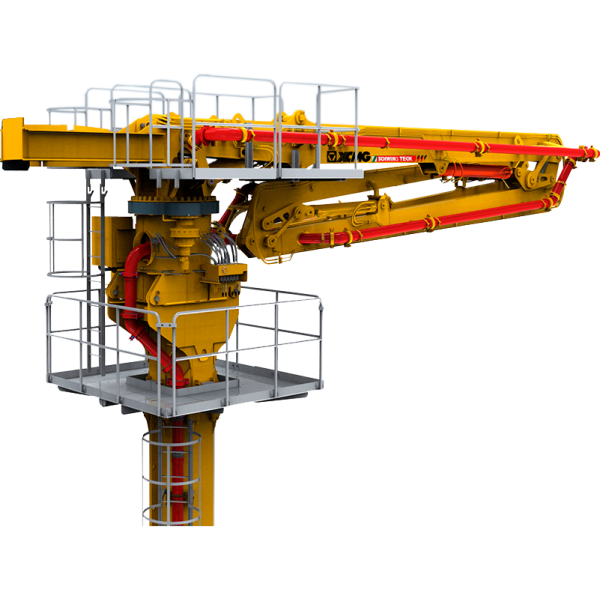 Китайские бетонораспределительные стрелы XCMG - официальное изображение от производителя