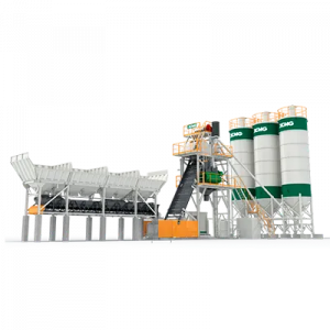 Стационарная скиповая бетоносмесительная установка XCMG XS2.0E - фото от производителя из Китая Стационарная скиповая бетоносмесительная установка XCMG XS2.0E - официальная картинка от поставщика