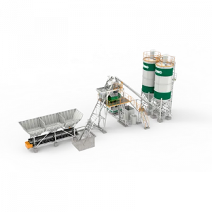 Скиповая бетоносмесительная установка XCMG XS1.0E - картинка китайского завода Скиповая бетоносмесительная установка XCMG XS1.0E - официальное фото от дистрибьютора в РФ