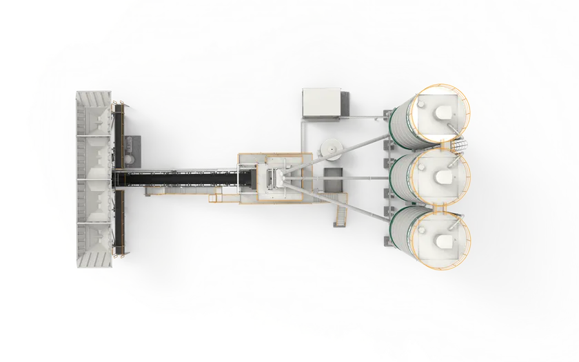 Стационарная бетоносмесительная установка XCMG XS2.0B - официальное изображение от дистрибьютора 0