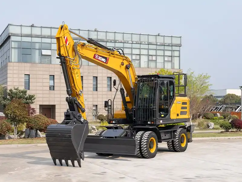Колесный экскаватор XCMG XE180WG - официальное изображение от представительства в РФ 7