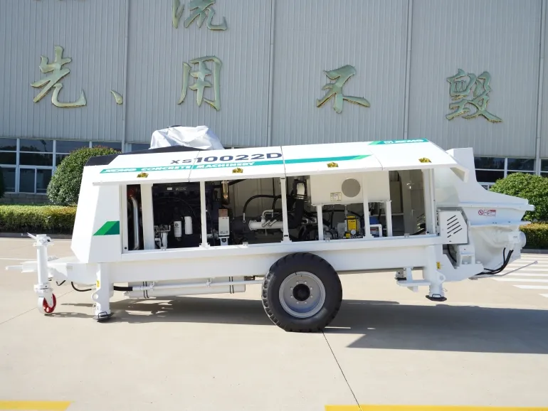 Стационарный бетононасос XCMG XS10022D - официальное фото с завода в Китае 1