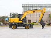 Колесный экскаватор XCMG XE180WG - официальное изображение от представительства в РФ 1